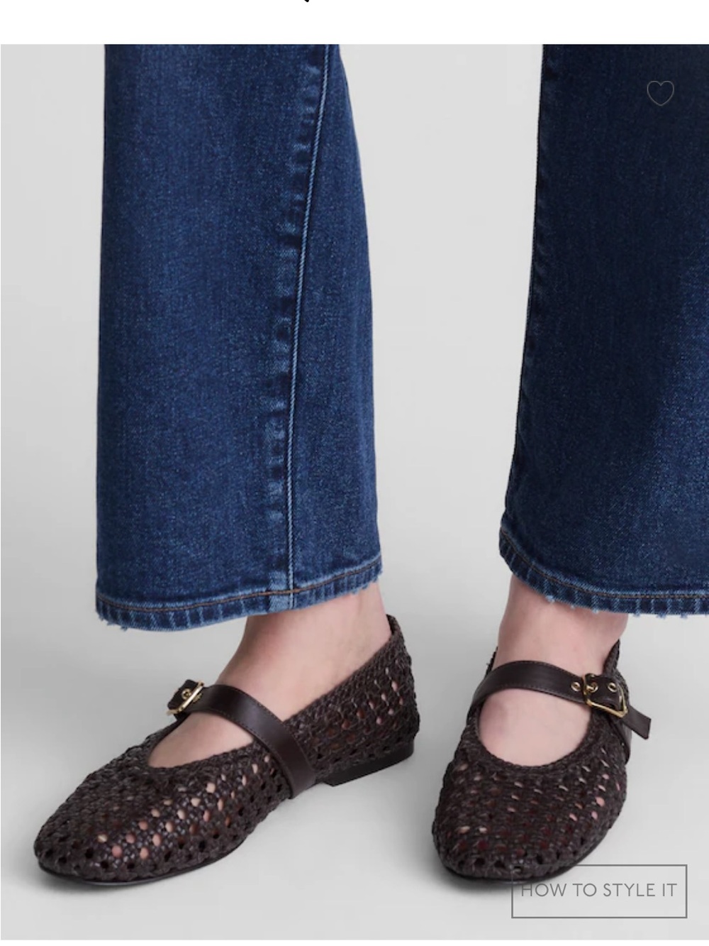 BRAND NEW with box Madewell Remy Dark Carob Woven Mary Jane Flats US 8, 8.5, 9 - Picture 3 of 7
